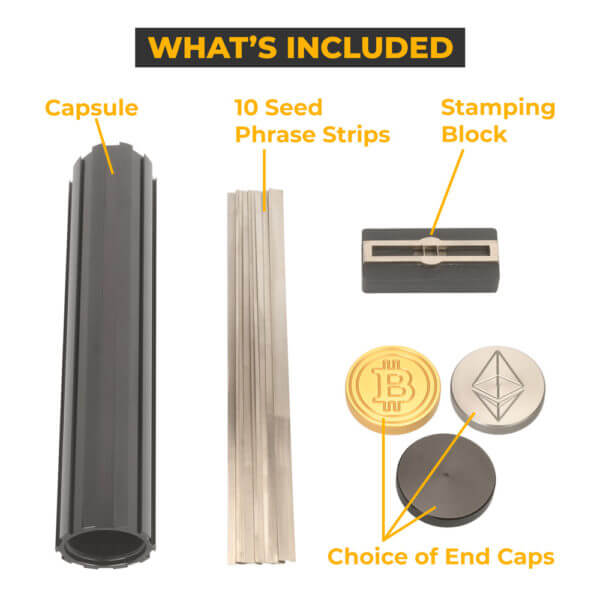 Crypto Seed Capsule What's Included